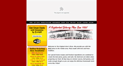 Desktop Screenshot of originalginos.com